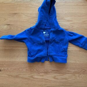 Primary Cozy Blue Baby Hoodie